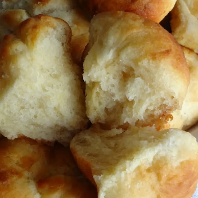No Knead Dinner Rolls