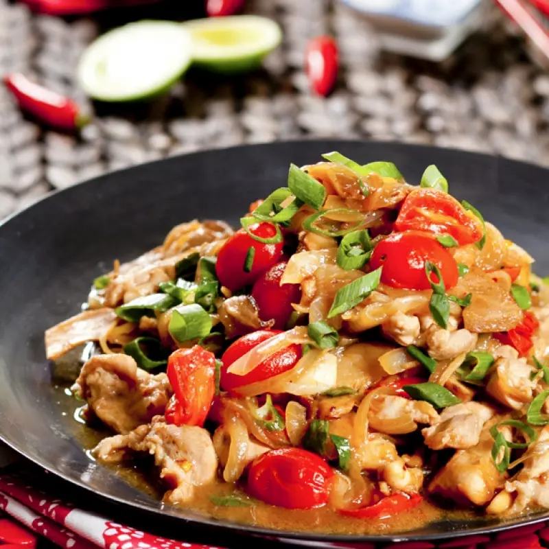 Delicious Chicken and Mushroom Stir Fry