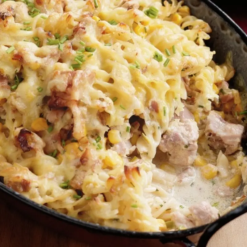 Creamy Chicken Fusilli Bake