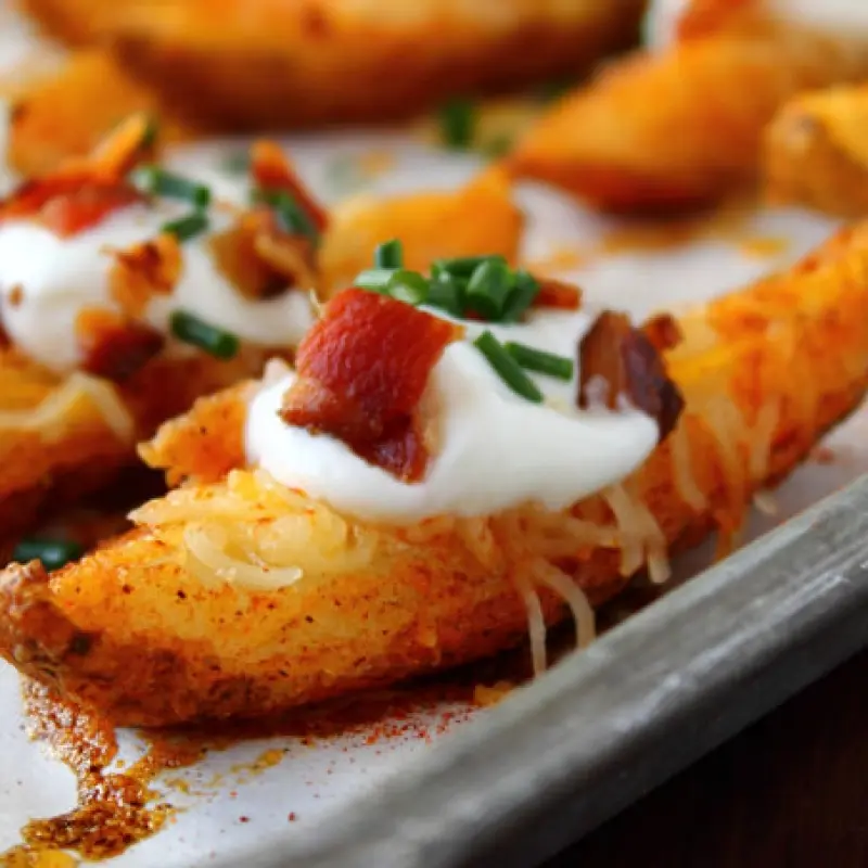 Loaded Baked Potato Wedges