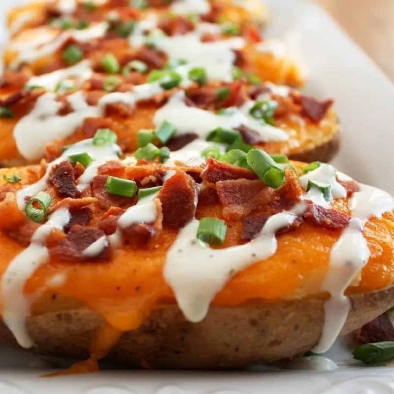 Loaded Twice Baked Potatoes