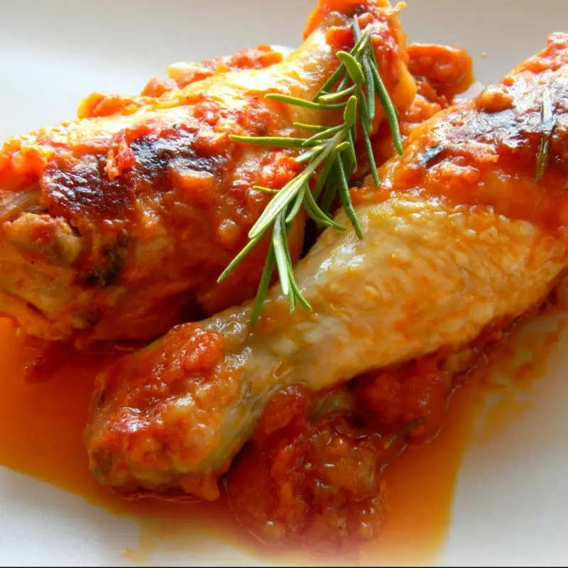 Cosce Di Pollo Alla Cacciatora