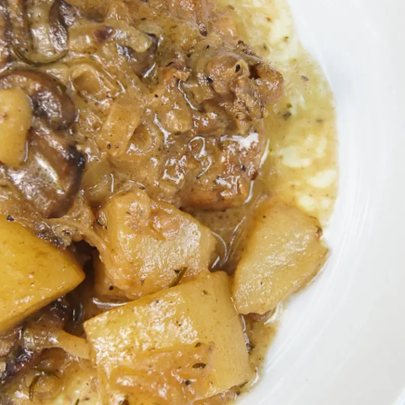 Creamy Chicken Stew with Potatoes