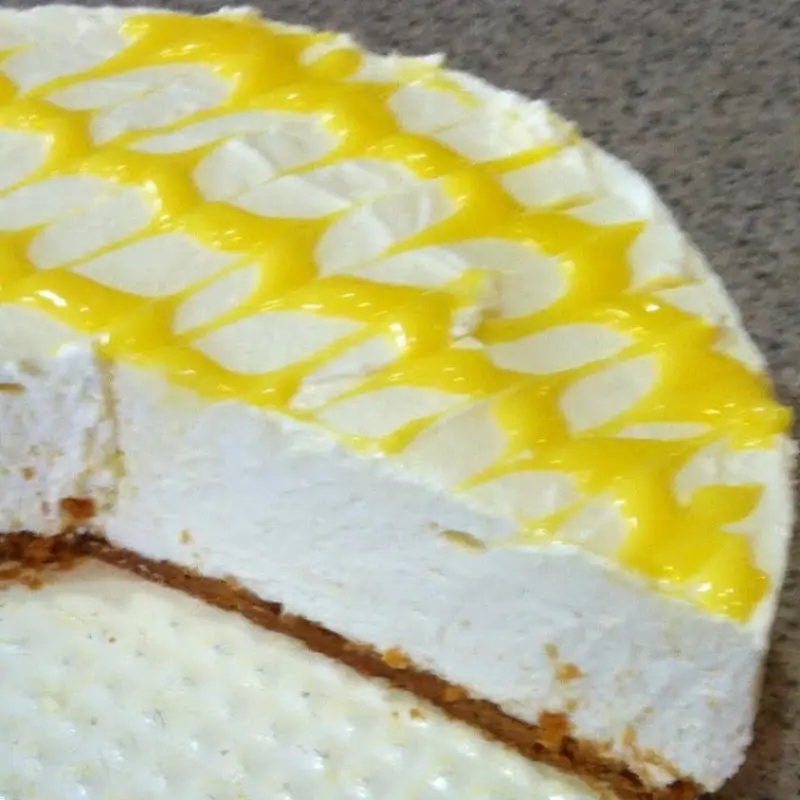 No Bake Lemon Cheesecake