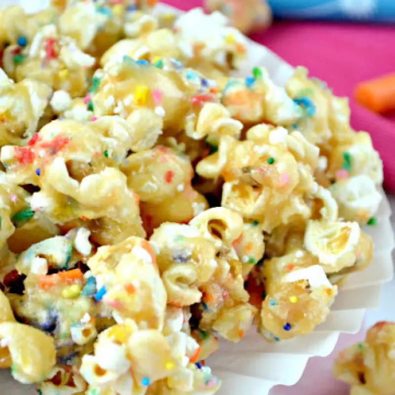 Birthday Cake Caramel Corn
