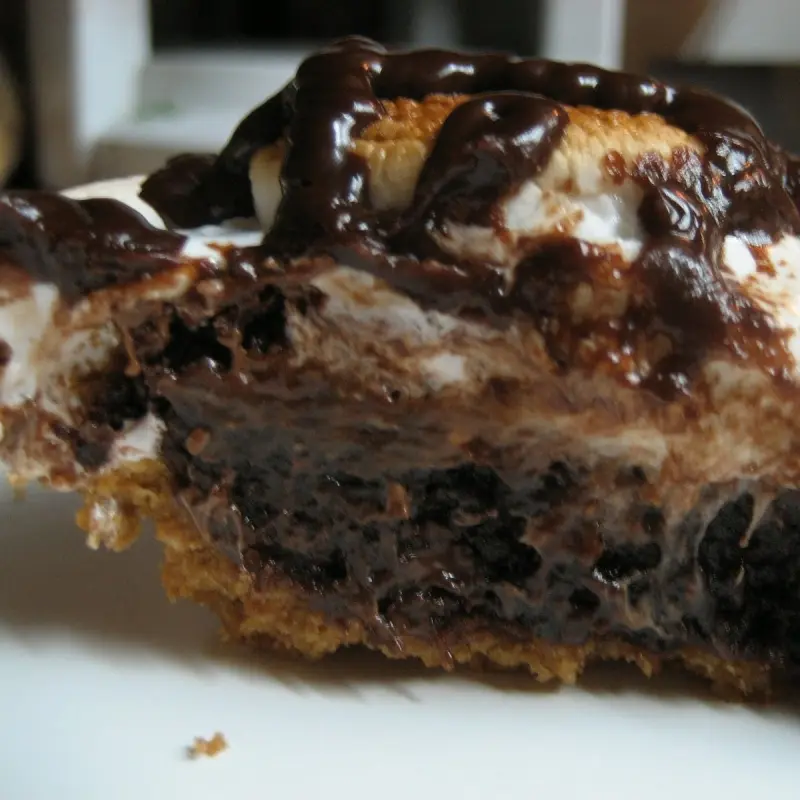 Smore Brownie Pie