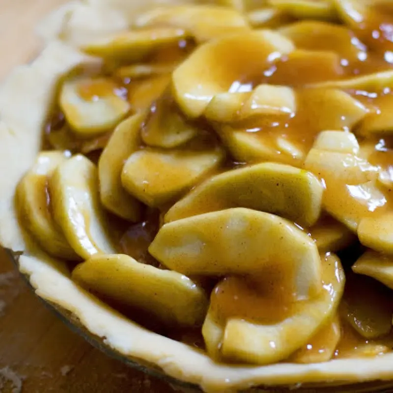 Salted Caramel Apple Pie