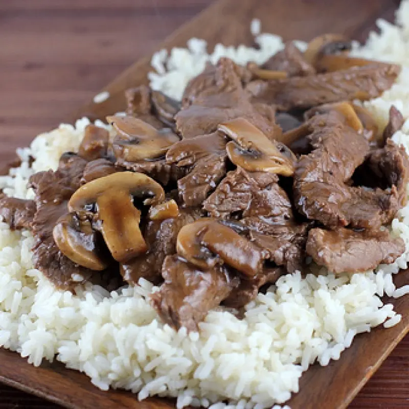 Chinese Beef With Mushrooms