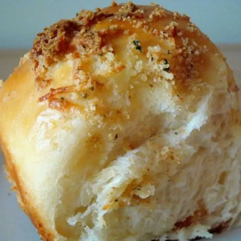 Cheese Rolls with Buttery Parmesan Crust
