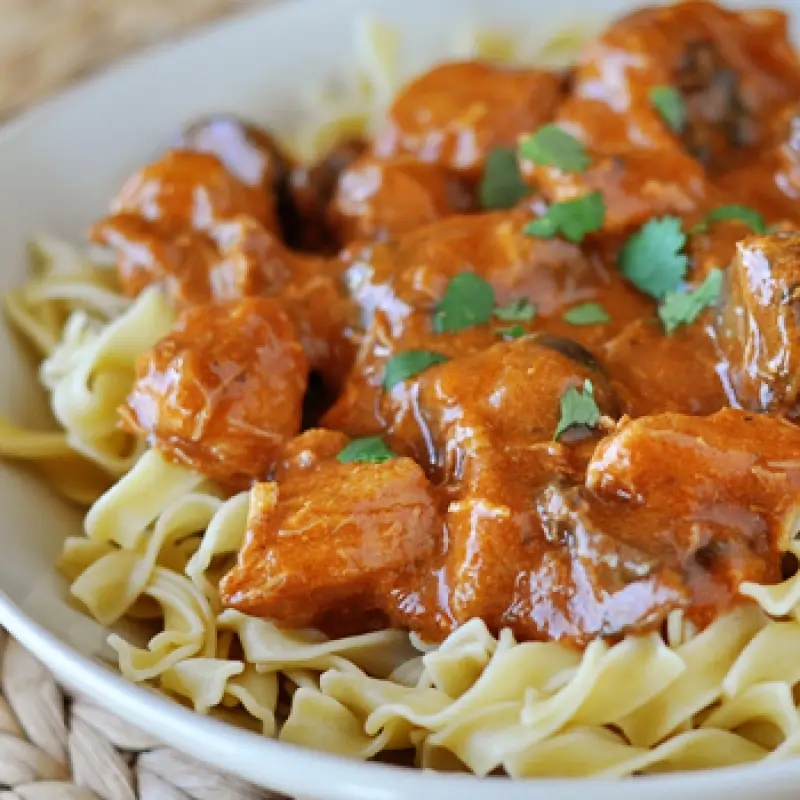 Paprika Chicken Stroganoff