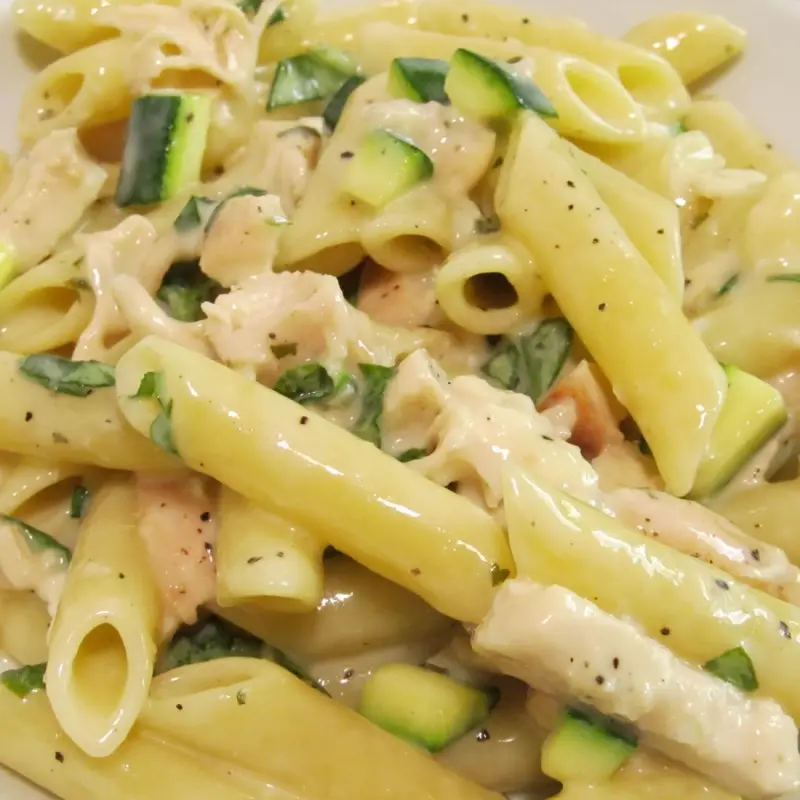 Brie and Chicken Pasta