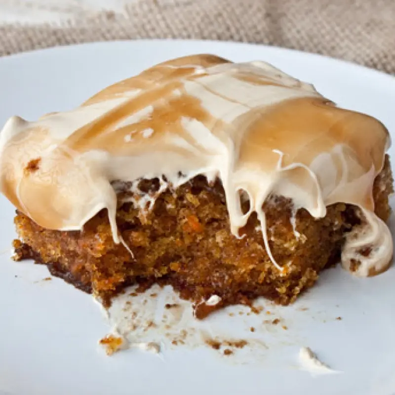 Caramel Cream Carrot Cake