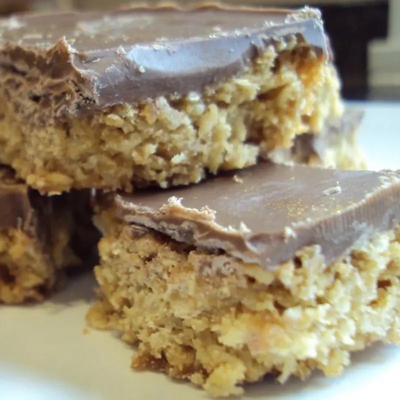 Sparkling Chocolatey Oat Slices