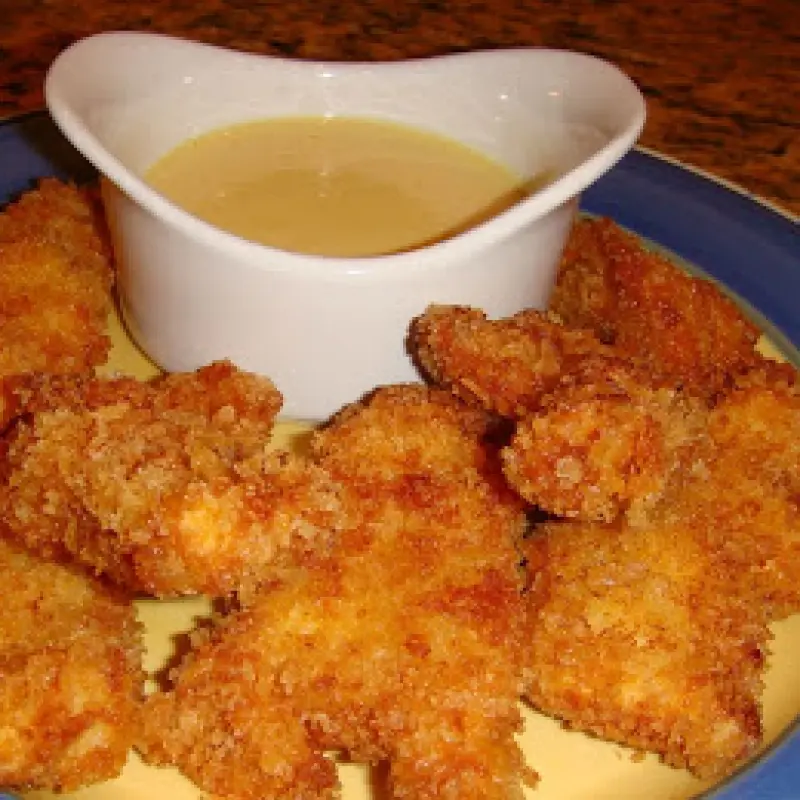 Chicken Tenders with Homemade Honey Mustard