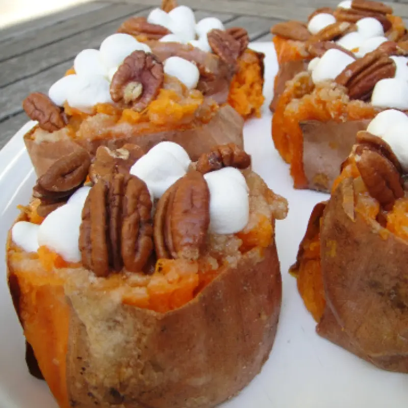 Loaded Sweet Potatoes