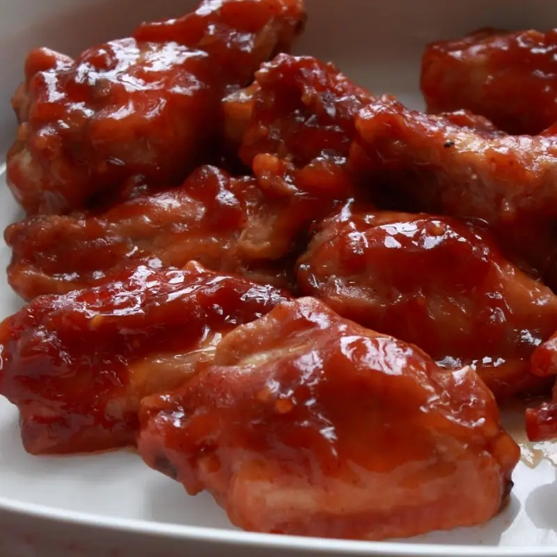 Bourbon Chicken Wings