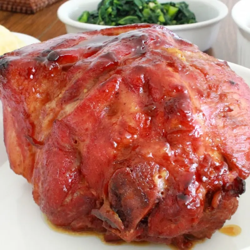 Bourbon Glazed Ham