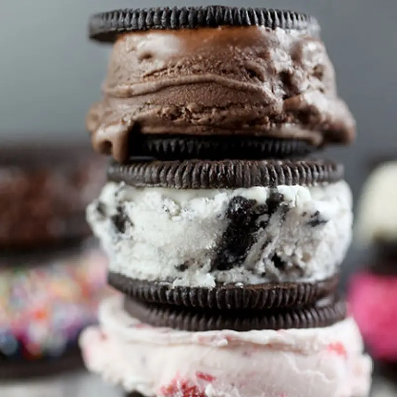 Oreo Ice Cream Sandwiches