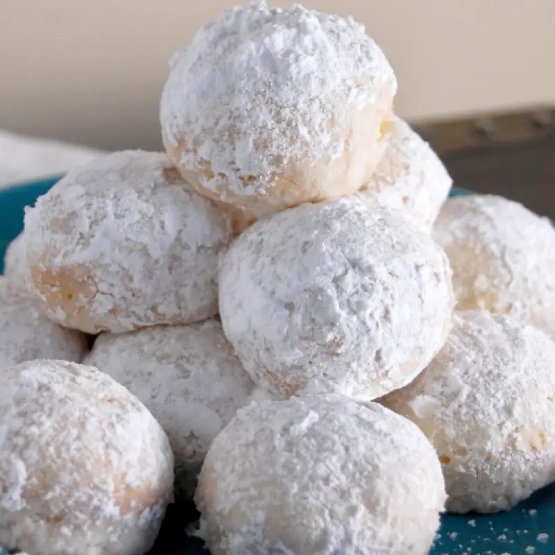 Powdered Sugar Donut Holes