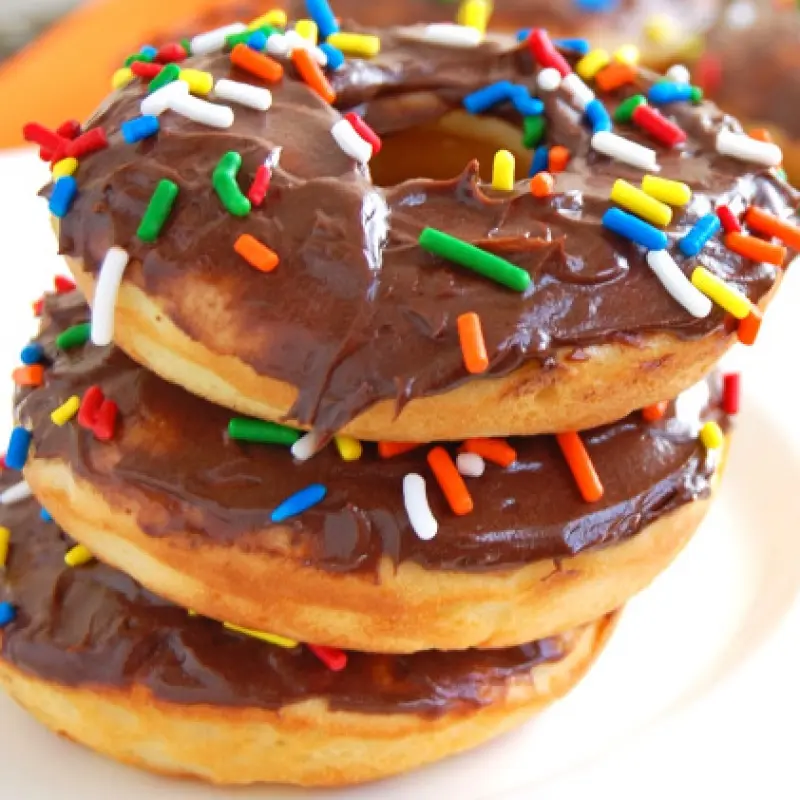 Buttermilk Donuts with Chocolate Icing