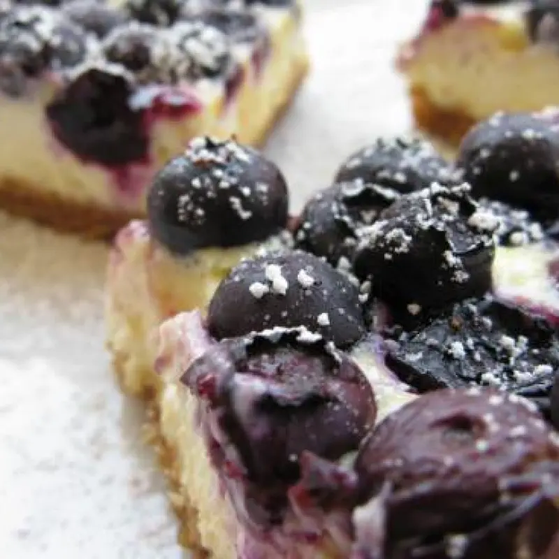 Lemon Blueberry Cheesecake Bars