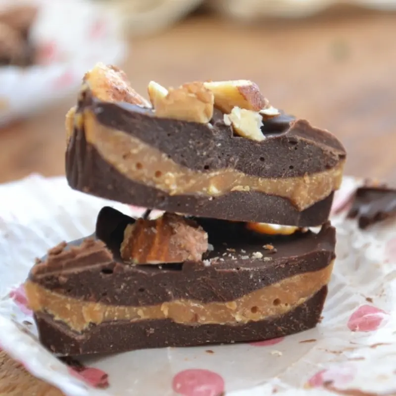Dark Chocolate Almond Butter Cups