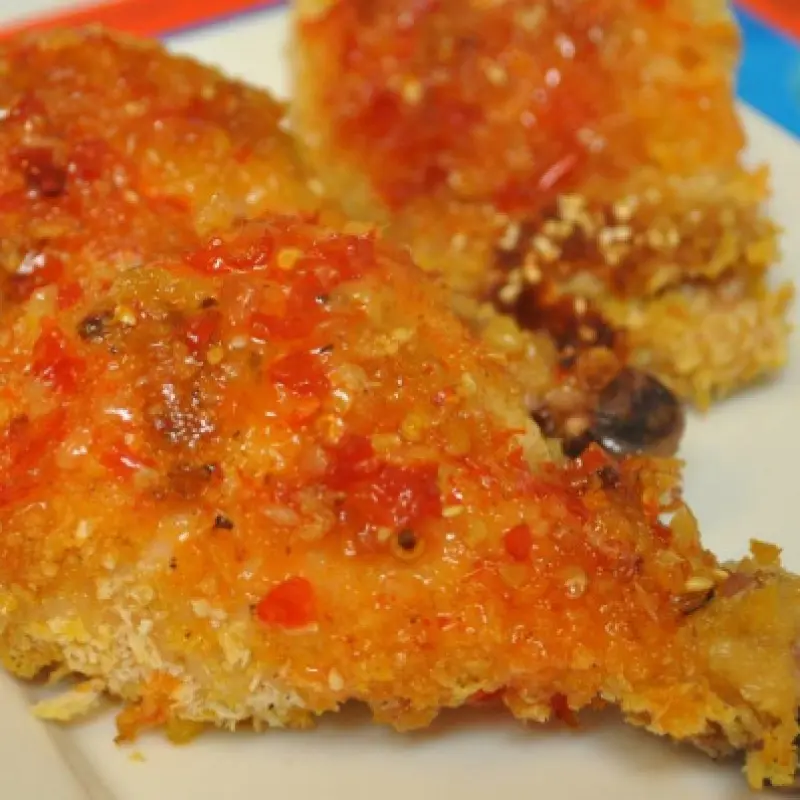 Crunchy Crunchy Sesame & Panko Crusted Chicken