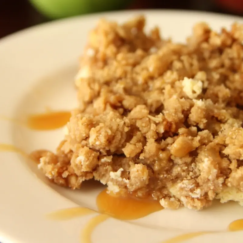 Caramel Apple Cheesecake Bars