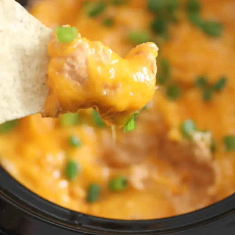 Crock Pot Barbecue Chicken Dip