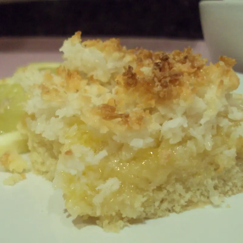 Zingy Lemon ad Crunchy Coconut Pudding