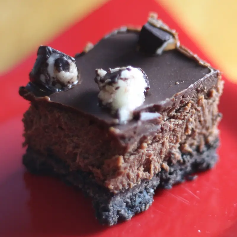 Peppermint Patty Cheesecake Bars