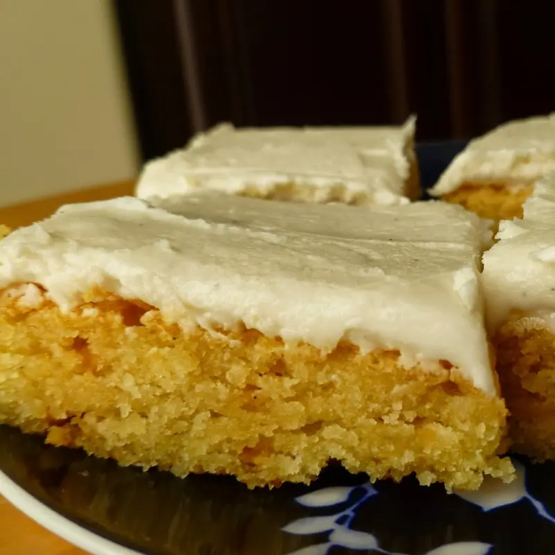 Triple Vanilla Brownies