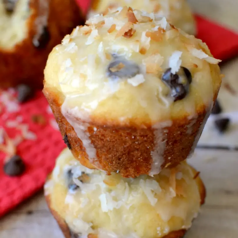 Coconut Chocolate Chip Muffins