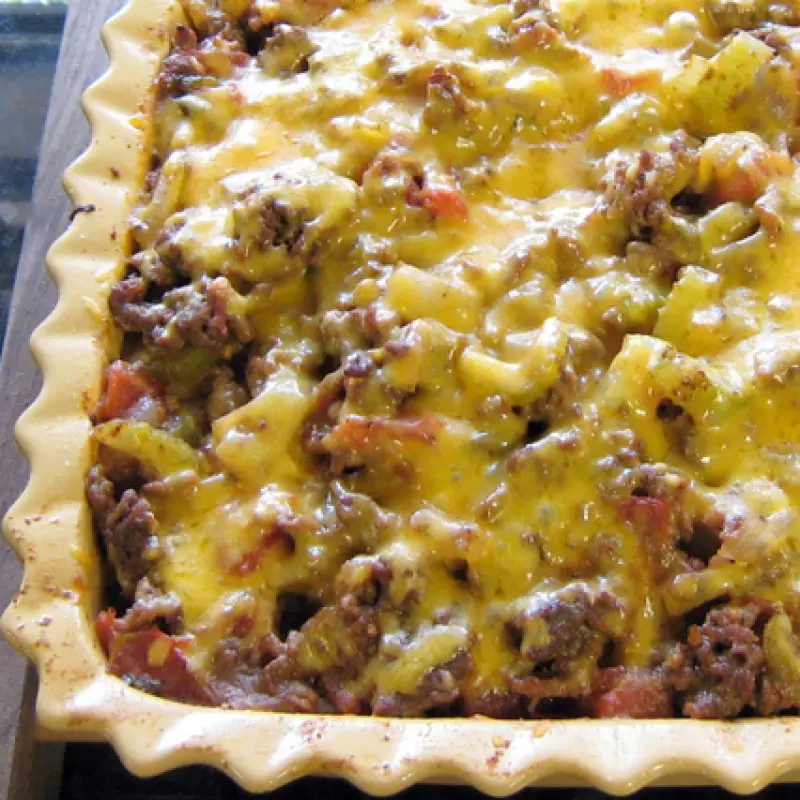Southwestern Style Beef and Potato Bake