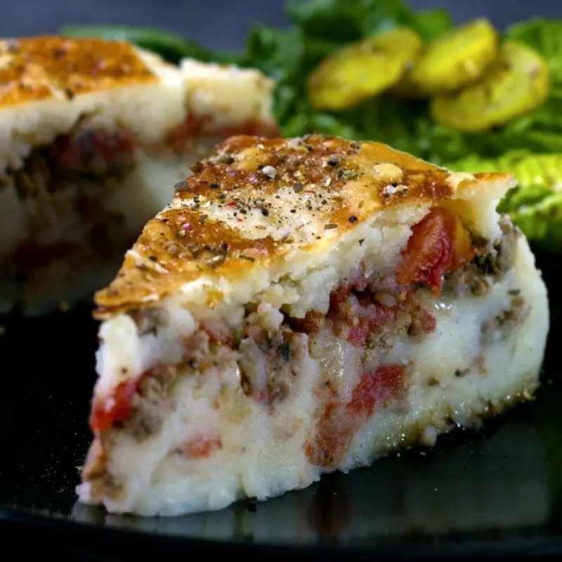 Potato and Ground Beef Moussaka