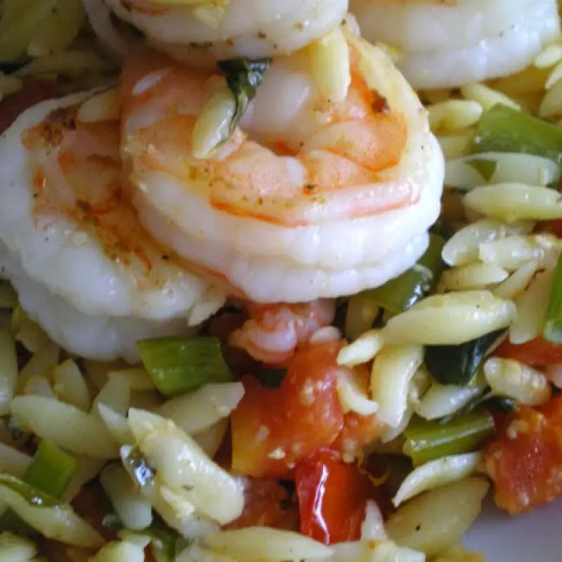 Orzo with Shrimp