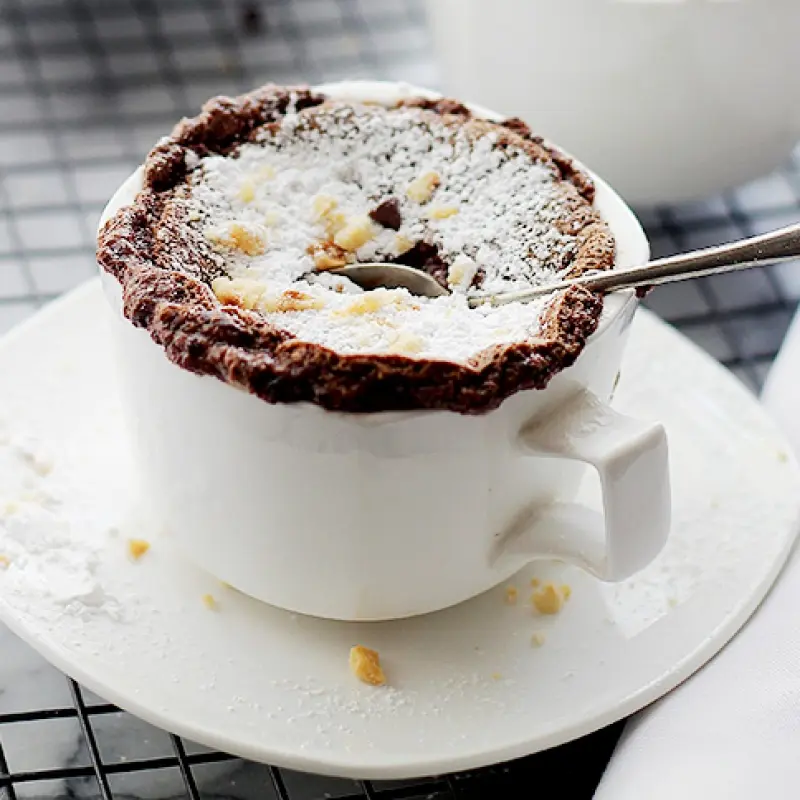 Hazelnut Chocolate Souffle