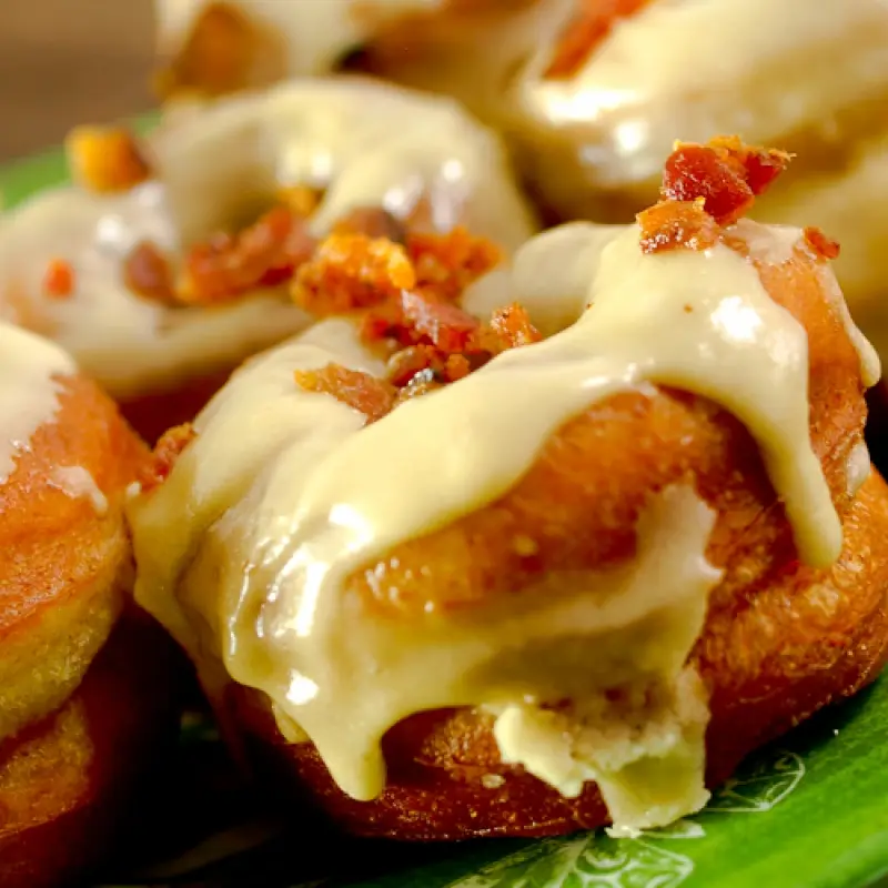 Maple and Bacon Doughnuts
