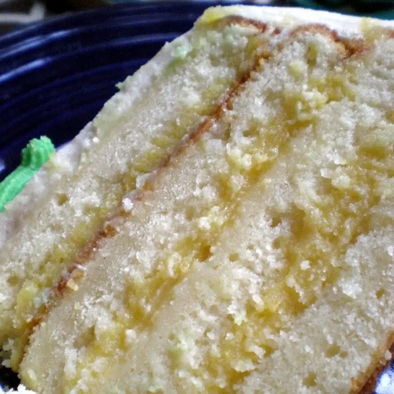 Lemon Layer Cake with Cream Cheese Frosting