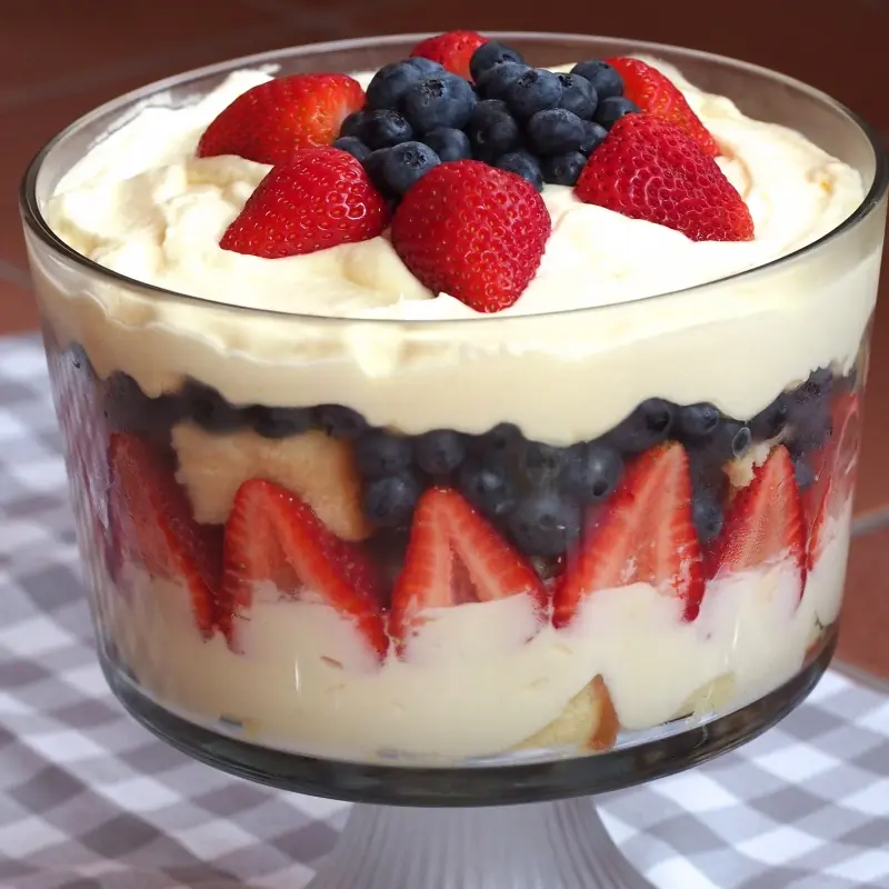 Summer Berry Trifle