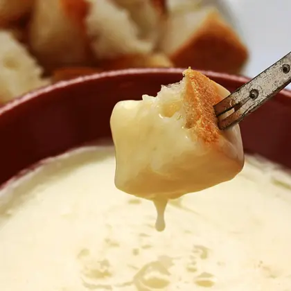 Three-Cheese Fondue