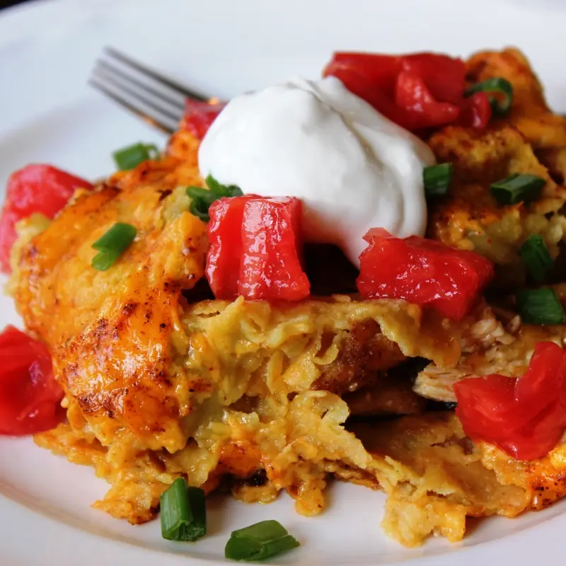 Chicken and Green Chile Enchiladas