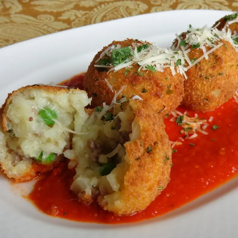 Sicilian Arancini Balls