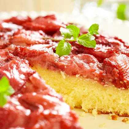 Strawberry Upsidedown Cake