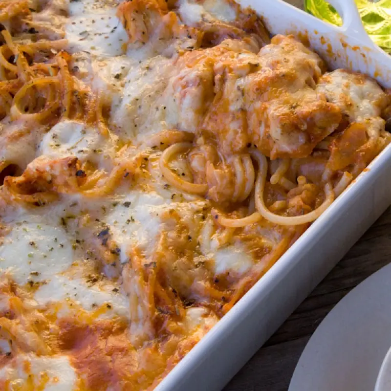 Turkey Spaghetti Bake