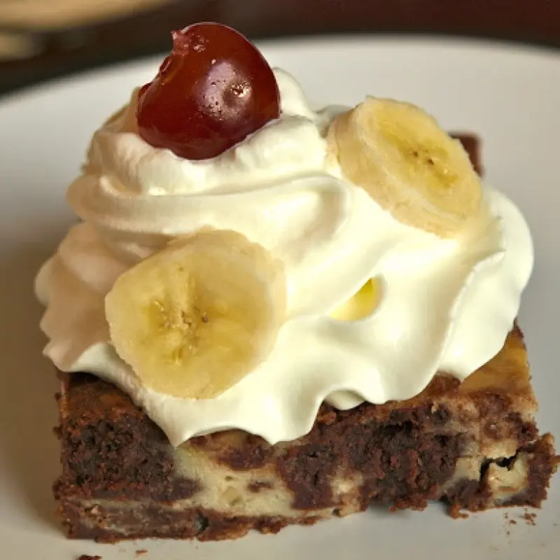 Banana Split Brownies