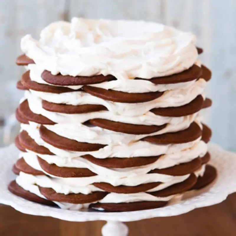 Gingerbread Icebox Cake with Mascarpone Mousse