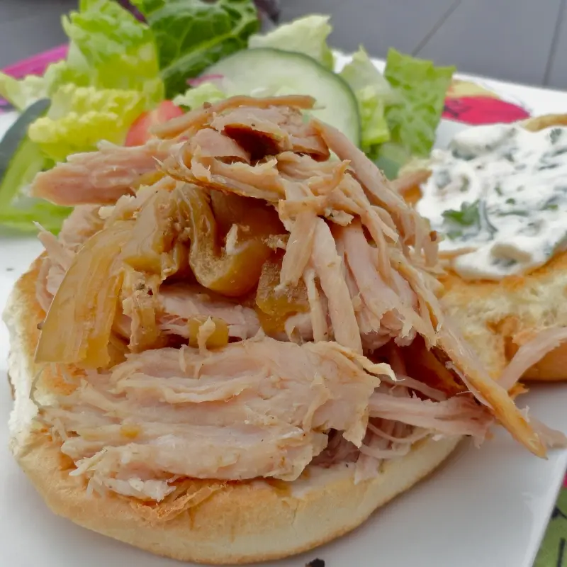 Slow Cooker Cuban Pork Sandwiches