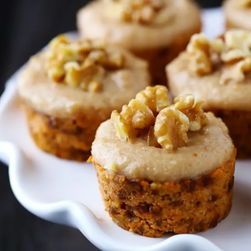 Carrot Cake With Cashew Vanilla Frosting
