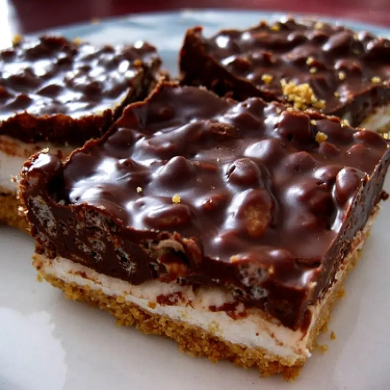 Chocolate Peanut Butter Marshmallow Bars